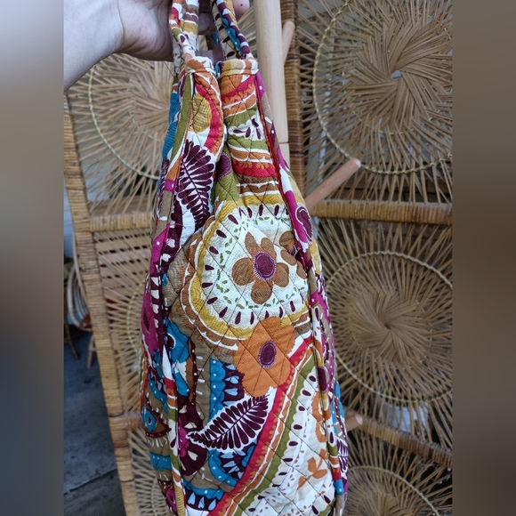 Colorful Paisley Quilted Women's Bag/Tote - Picture 4 of 8